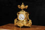Japy Freres Ormolu Antique French Boudoir Clock