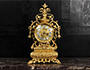 Antique French Gilt Bronze Baroque Clock 3549