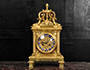 Superb Antique French Ormolu Bracket Clock Dolphins