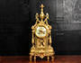 Louis XVI Gilt Bronze Antique French Gilt Bronze Clock