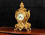 Antique French Gilt Bronze Rococo Clock by Samuel Marti