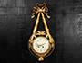 Large Bronze and Ormolu Antique French Cartel Wall Clock by Samuel Marti