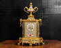 Ormolu and Porcelain Antique French Orientalist Clock by Japy Freres