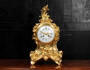 Large Antique French Gilt Bronze Rococo Clock by Charles Hour and Louis Japy