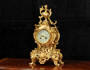 Antique French Gilt Bronze Rococo Clock by Samuel Marti