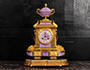 Antique French Ormolu and Sevres Porcelain Clock by Achille Brocot 4151 Antique French Ormolu and Sevres Porcelain Clock by Achille Brocot 4151