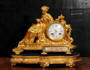 Early Ormolu and Servres Porcelain Clock by Japy Freres and Rollin