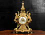 Tiffany Antique French Gilt Bronze Baroque Clock