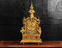 Ormolu and Champleve Enamel Antique French Clock by Le Roy et Fils