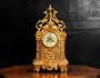 Antique French Gilt Bronze Clock by Parrot Freres