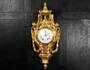 Huge Antique French Gilt Bronze Classical Cartel Wall Clock