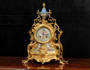 Sevres Porcelain and Gilt Bronze Louis XVI Antique French Clock