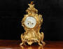 Antique French Gilt Bronze Rococo Clock Dolphin by Vincenti