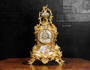 Louis Japy Rococo Gilt Bronze and Sevres Porcelain Clock